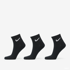 Ponožky Nike Everyday Cushioned Training Ankle Socks 3-Pack Black/ White