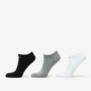 Ponožky Nike U NK Everyday Cush NS 3 Pack černé / melange šedé / bílé