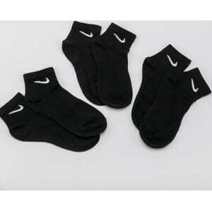 Ponožky Nike Nike Everyday Lightweight Training Ankle Socks 3-Pack Black/ White