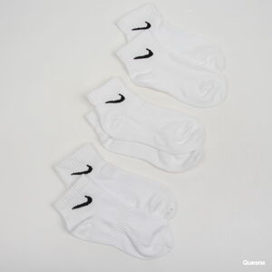 Ponožky Nike Everyday Lightweight Training Ankle Socks 3-Pack White/ Black