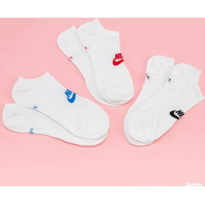 Ponožky Nike Nike Sportswear Everyday Essential No-Show Socks 3-Pack bílé