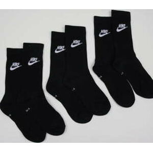 Ponožky Nike Nike Sportswear Everyday Essential Crew Socks 3-Pack Black/ White