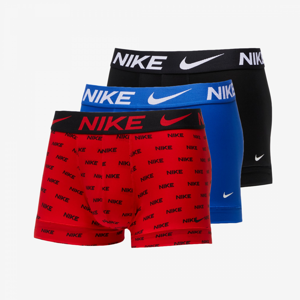 Nike Underwear Trunk 3PK červené/modré/černé