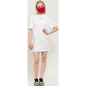 Šaty Nike W NSW Essential Dress bílé
