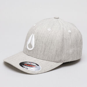 Kšiltovka Nixon Deep Down FF Athletic Fit Hat melange šedá