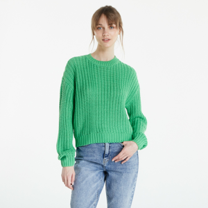 Dámský svetr Noisy May Charlie Long Sleeve O-Neck Knit zelený
