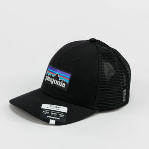 Kšiltovka Patagonia P­6 Logo Trucker Hat černá