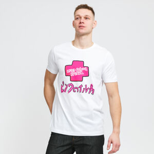 Tričko s krátkým rukávem Pink Dolphin Promo Tee bílé