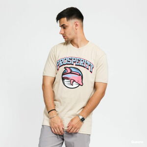 Tričko s krátkým rukávem Pink Dolphin Prosperity Tee světle béžové