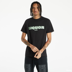 Tričko s krátkým rukávem PLEASURES Liquor T-Shirt černé
