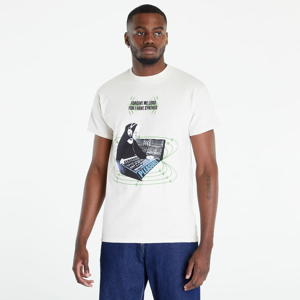 Tričko s krátkým rukávem PLEASURES Synth T-Shirt Krémové