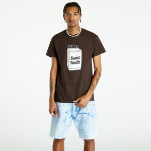 Tričko s krátkým rukávem PLEASURES Techpack T-Shirt Brown