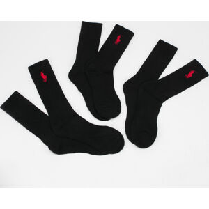 Ponožky Polo Ralph Lauren 3Pack Classic Sport Socks černé