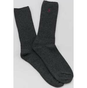 Ponožky Polo Ralph Lauren Classic Cotton Crew Socks melange tmavě šedé