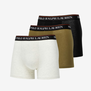Polo Ralph Lauren Stretch Cotton Boxer Brief 3-Pack Black/ Green/ White