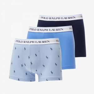 Polo Ralph Lauren Stretch Cotton Three Classic Trunks modré