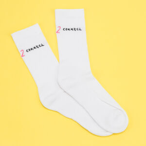 Ponožky PREACH Disconnect 2 Connect Socks bílé
