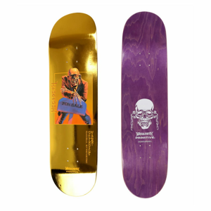 Skateboard Primitive Silvas Peace Sells Deck Zlatý