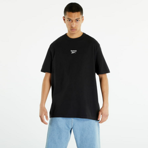 Tričko s krátkým rukávem Reebok Classics Small Vector T-Shirt Black/ Chalk