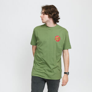 Tričko s krátkým rukávem Santa Cruz Classic Dot Chest Tee zelené