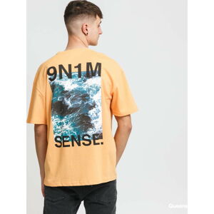 Tričko s krátkým rukávem 9N1M SENSE. Waves Tee světle oranžové
