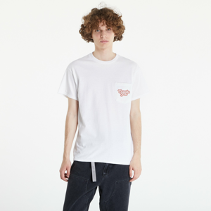 Tričko s krátkým rukávem Thank You Skateboards Logo Pocket Tee bílé