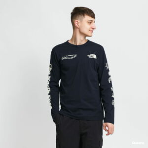 The North Face M L/S Him Bottle Tee navy