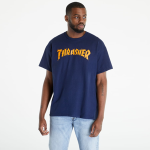 Tričko s krátkým rukávem Thrasher Burn It Down T-shirt Navy Blue