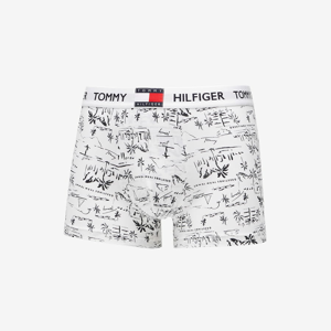 Tommy Hilfiger 85 Cotton Trunks Print 1-Pack Greetings White