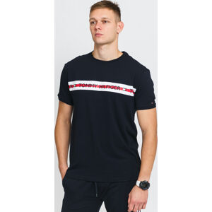 Tričko s krátkým rukávem Tommy Hilfiger CN SS Tee Logo navy