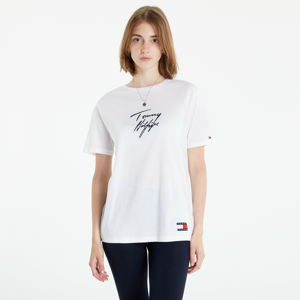 Dámské tričko Tommy Hilfiger CN SS Tee Logo bílé