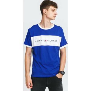 Tričko s krátkým rukávem Tommy Hilfiger CN SS Tee Logo Flag modré
