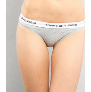 Kalhotky Tommy Hilfiger Cotton Bikini - Slip Iconic C/O melange šedé