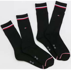 Ponožky Tommy Hilfiger M 2Pack Iconic Sock černé