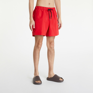 Pánské koupací šortky Tommy Hilfiger Mid Length Signature Logo Swim Shorts červené