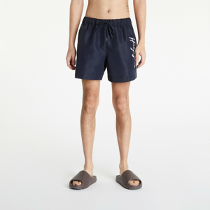 Pánské koupací šortky Tommy Hilfiger Mid Length Signature Logo Swim Shorts modré