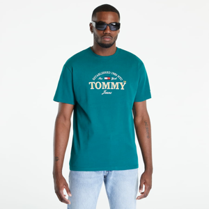 Tričko s krátkým rukávem TOMMY JEANS Clasic Modern Prep T-Shirt Tyrkysové