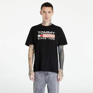 Tričko s krátkým rukávem TOMMY JEANS Classic Athletic Twisted Logo Tee Black