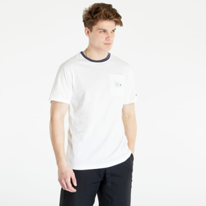 Tričko s krátkým rukávem TOMMY JEANS Classic Label Ringe T-Shirt White