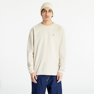 TOMMY JEANS Classic Waffle Snit Long Sleeve T-Shirt Classic Beige