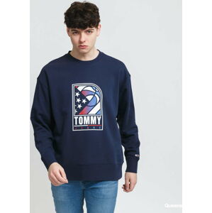 Mikina TOMMY JEANS M Basketball Crew navy