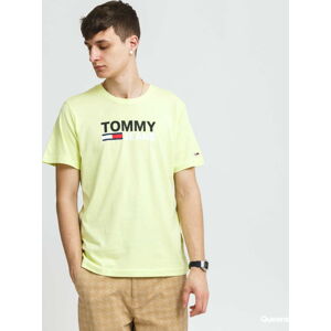 Tričko s krátkým rukávem TOMMY JEANS M Corp Logo Tee limetkové