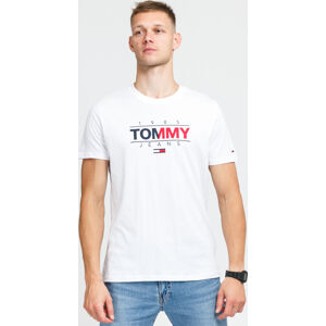 Tričko s krátkým rukávem TOMMY JEANS M Essential Graphic Tee bílé