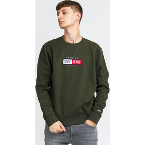 Mikina TOMMY JEANS M Timeless Crew Green