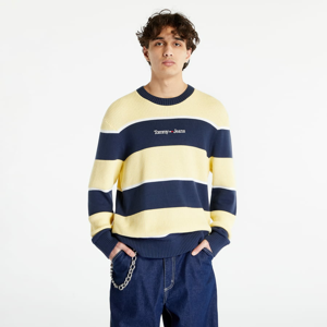 Svetr TOMMY JEANS Relaxed Bold Stripe Pullover Twilight Navy/ Multi