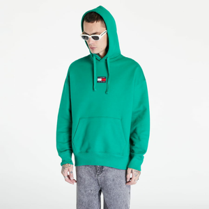 Mikina TOMMY JEANS Tommy Badge Hood Green