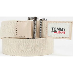 Pásek TOMMY JEANS W Essential Webbing Belt krémový