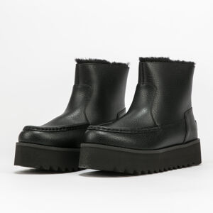 Dámské zimní boty UGG W Classic Rising Heel-Zip pebbled black