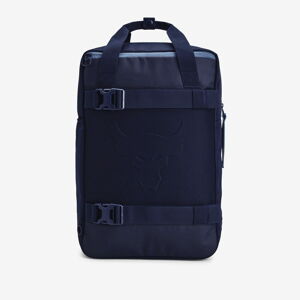 Cestovní tašká Under Armour Project Rock Box Duffle Backpack Midnight Navy/ Midnight Navy/ Hushed Blue