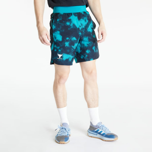 Šortky Under Armour Project Rock Printed Woven Short Coastal Teal/ Fade/ White